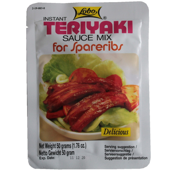 Spare Ribs Marinade Teriyaki Spareribs Grillen Würzpaste 50g Rippchen marinieren