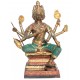 Brahma Gott der Schöpfung Bronze-Statue 19cm Buddha Buddhismus Hinduismus budda Ganesha Thailand