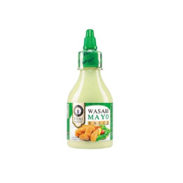 Wasabi Majo Sauce 200ml Meerrettich Würzsauce auf Sojabasis fü Sushi Fleisch Dip