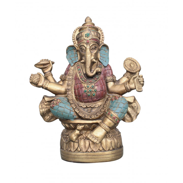 Ganesha Statue 30cm große ganescha Figur Hinduismus indien buddhismus buddha XL