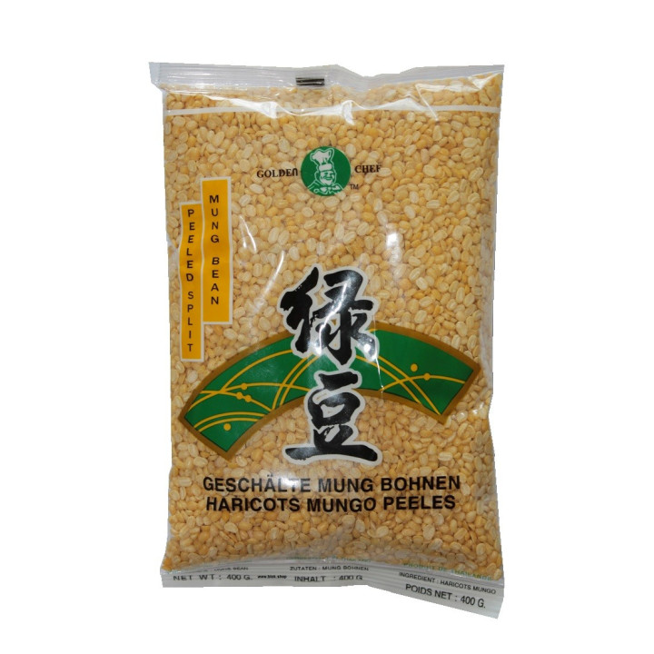 Mungobohnen 400g geschälte Mungbohnen Lunjabohne Jerusalembohne Mung Dal Mung Daal