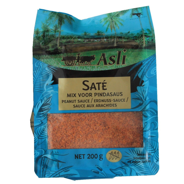 Saté Erdnuss Sauce Mild Sate 200g Erdnusssauce Satay Yakitori erdnusssoße