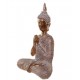 Buddha Figur 26cm Namaskara Mudra Thai budda mit Glitzersteinen Begrüßung Geste