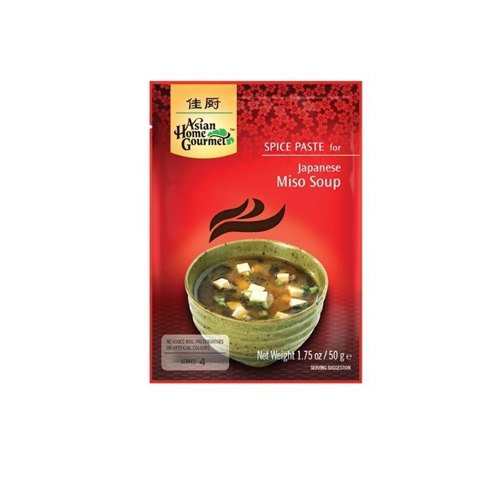 Miso Suppe mit Wakamealgen 50g Miso Shiro Wakame Supp Misopaste bis 4 Personen Misosuppe