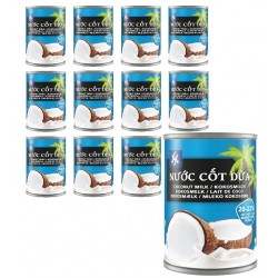 Kokosmilch 400ml Dose 20-22% Fett - cocosmilch Vietnam Cocktails 1A Sahneersatz