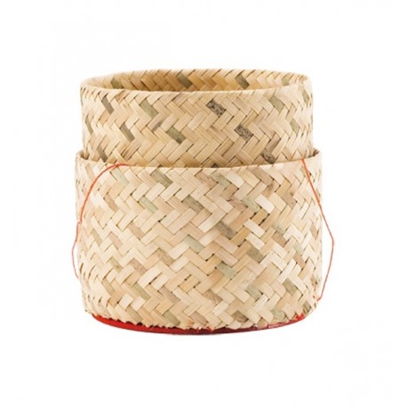 Bambuskorb für Klebreis Ø13cm zum Dampfgaren von Reis-  traditioneller Reisdämpfer