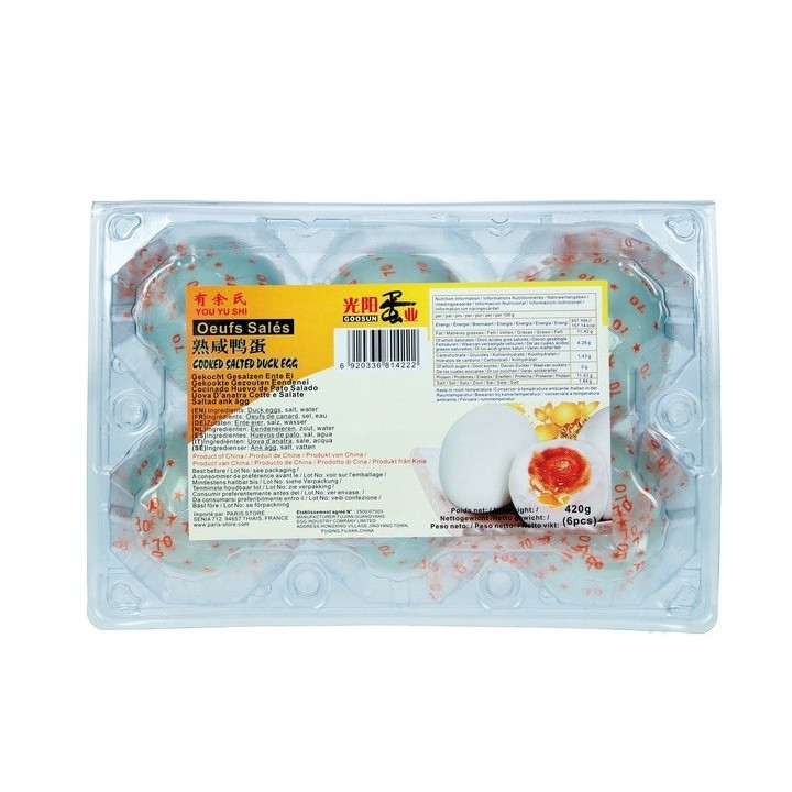 Enteneier 6 Stück Gekocht Gesalzen Verzehrfertige Haltbare Eier Duck Eggs Hamtan
