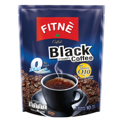 Kaffee FiTNE mit Coenzym Q-10 + L-Carnitin 50g Instant Black Coffee Zero Zucker
