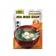 AKA Miso Suppe mit Tofu + Wakame Algen 30g Instantsuppe ergibt 3x 160ml Misosuppe