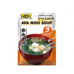 AKA Miso Suppe mit Tofu + Wakame Algen 30g Instantsuppe ergibt 3x 160ml Misosuppe