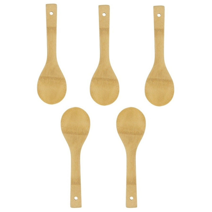 Holzlöffel sehr stabil 8mm Dick Kochlöffel Bambuslöffel Holzlöffel Reislöffel