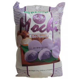 Mochi UBE 240g japanischer Reiskuchen Spezialität Dessert 10x 24g Purple Yam