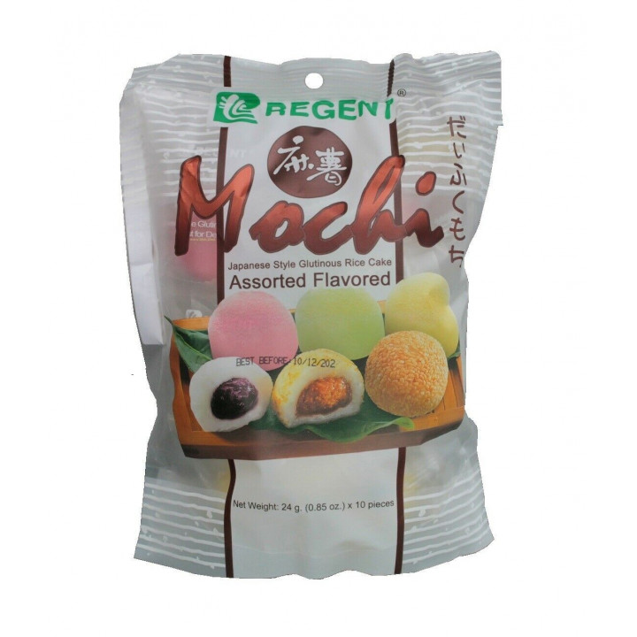 Mochi Mix 240g japanischer Reiskuchen Spezialität Asia Dessert 10x 24g gemischt