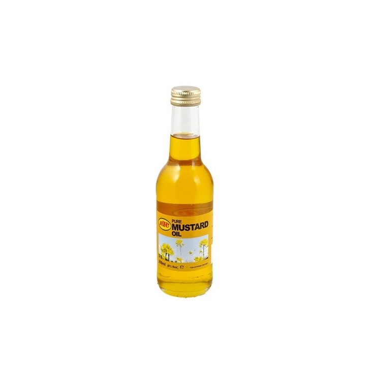 Senföl 250ml Pure Mustard Oil Massageöl Ayurvedaöl für Muskeln + Gelenke Massagen