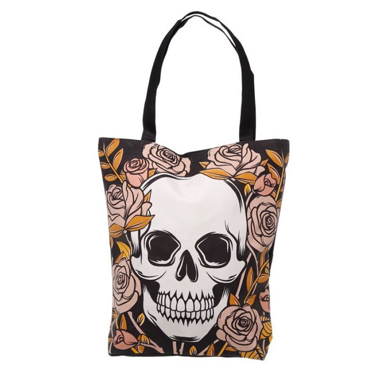 Skull Einkaufstasche Einkaufsbeutel Tragetasche Einkauf tasche Beutel 36x39cm Shopper