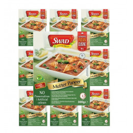 10x Mutter Paneer 300g original Indien Fertiggericht Hüttenkäse Erbsen Tomaten
