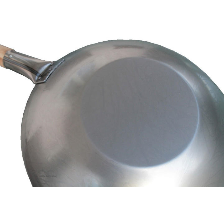 Wok 38cm flacher Boden Eisenwok Wokpfanne original asiatisch auch Gastronomie