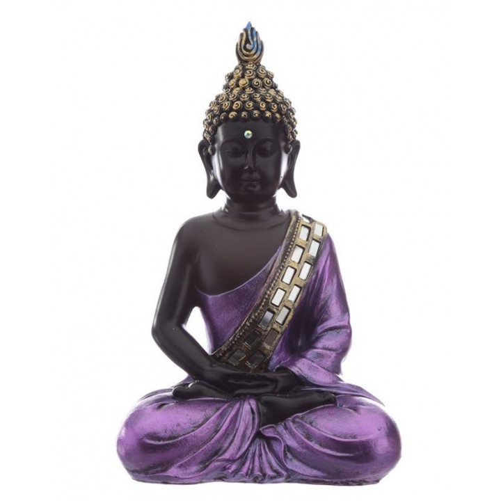 Thai Buddha Figur 28cm Statue Budda Feng Shui Buddhismus Thailand Indien