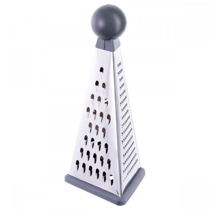 Edelstahl Küchenreibe Pyramide 23cm universal Gemüsereibe Raspel Käsereibe 3fach Reibe Gemüsehobel