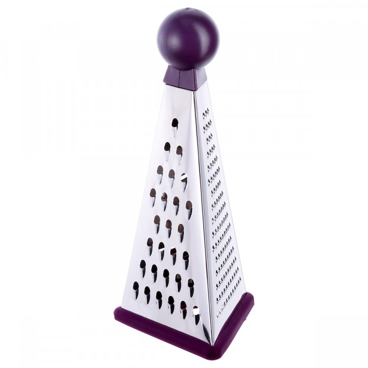 Edelstahl Küchenreibe Pyramide 23cm universal Gemüsereibe Raspel Käsereibe 3fach Reibe Gemüsehobel