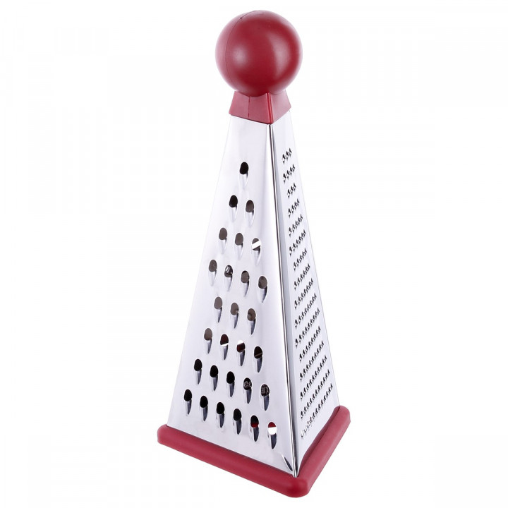 Edelstahl Küchenreibe Pyramide 23cm universal Gemüsereibe Raspel Käsereibe 3fach Reibe Gemüsehobel
