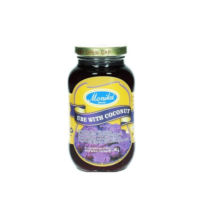 Ube + Coconut Aufstrich 340g mit 50% YamWurzel Brotaufstrich Creme Kokosnuss Halo Halo