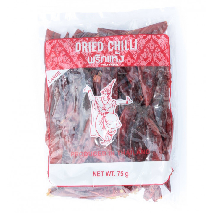 Chili Schoten Large 75g SCHARF große ganze chillischoten Hot Qualität günstig