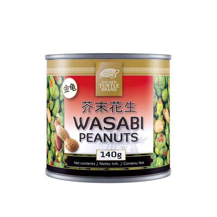 Wasabi Erdnüsse scharf! wasabisnack wasabinüsse knabberei Dose thai art rezept