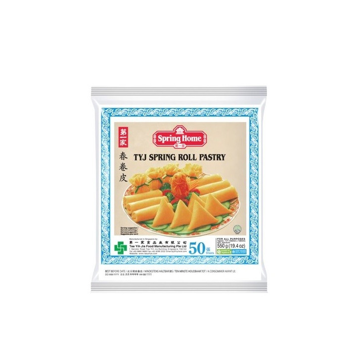 Frühlingsrollenblätter 19cm Eckig 550g Reispapier 50 Blatt TIEFKÜHL