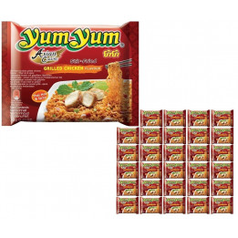 30 YumYum gegrilltes Hähnchen  a´ 70g  instant Nudelsuppen fertiggericht