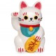 GlücksKatze Spardose Porzellan Winkekatze 15cm Maneki Neko Feng Shui Lucky Cat