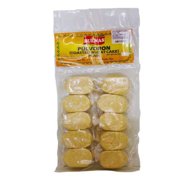 Pulvoron 170g Toasted Wheat Cake Plain Süßigkeit Spezialität Polvoron Philippine