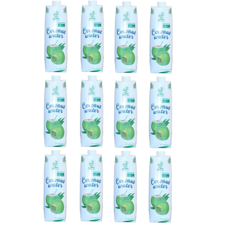 12L Kokosnusswasser 100% Kokoswasser 100% Natur vegan Kokossaft coconut water