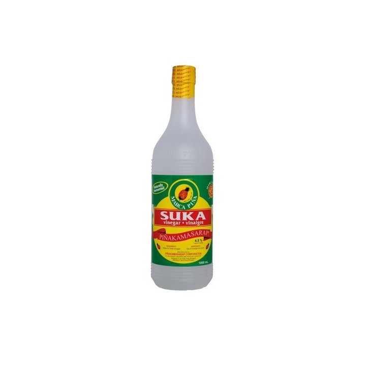 Rohrzuckeressig hell 1L Zuckerrohressig Philippinen Essig Spreiseessig Marca Pina