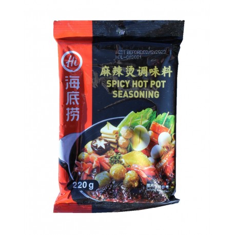 Hot Pot Saucenbasis Sichuan 220g Chinesische Fondue Suppenbasis Gewürz für Soßen