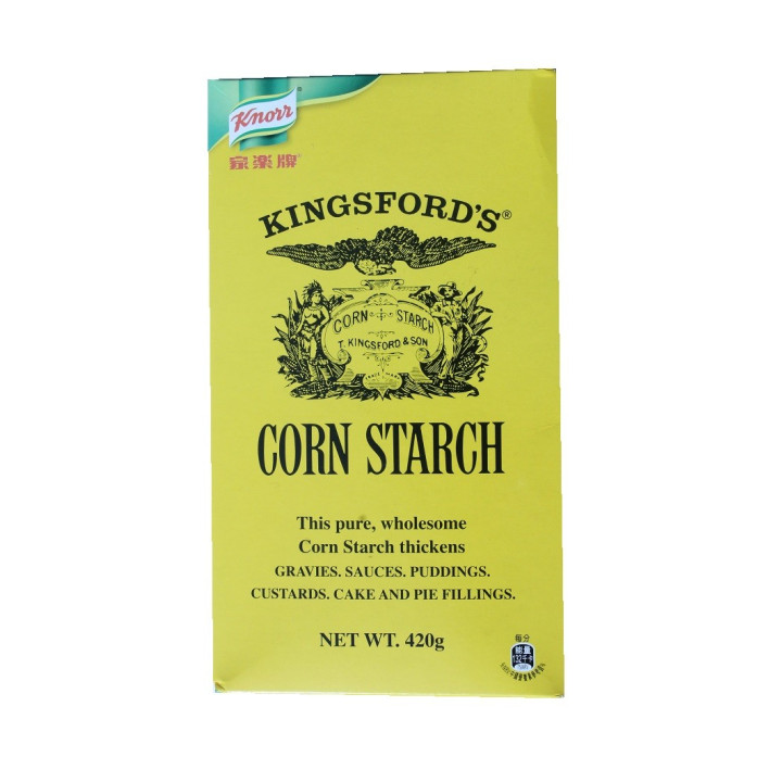 Maisstärke 420g Knorr Corn Starch Mais Stärke Kingsford's Mehl kochen backen Desserts