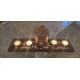 Buddha Tischdeko Kerzenhalter Teelichthalter Lichterbrettchen Feng Shui