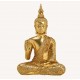 Buddha 31cm goldene Buddhafigur Budda ThaiBuddha Statue Feng Shui Dekoration