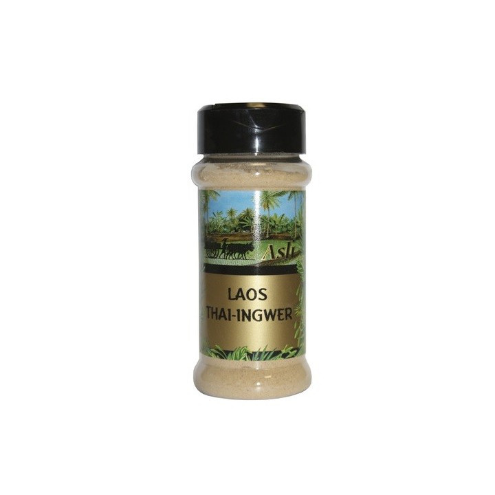 Galgantwurzel Laos Thai Ingwer Pulver Streuer Ingwerpulver ginger powder 35g Galgant
