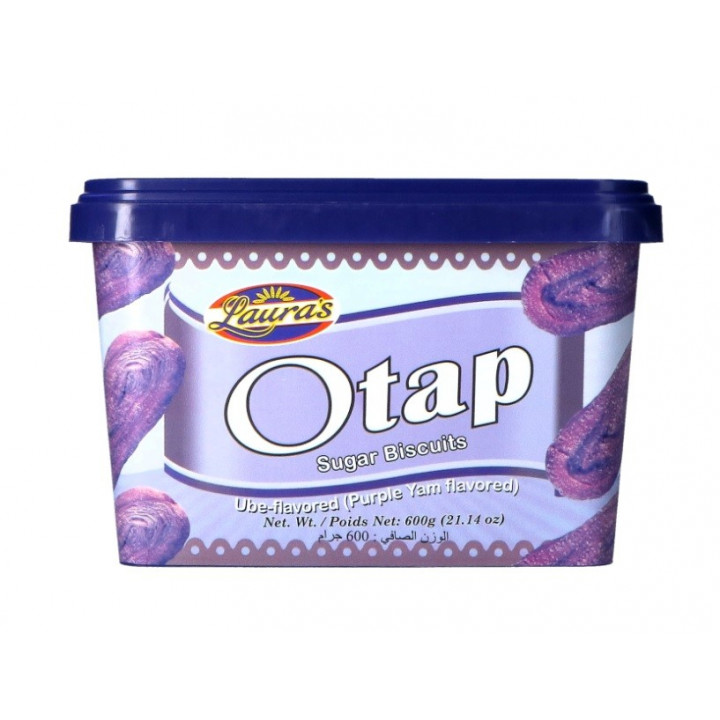 Ube Kekse Zuckerstreusel 600g Philippinen Otap Sugar Biscuits Cracker Lila Yam