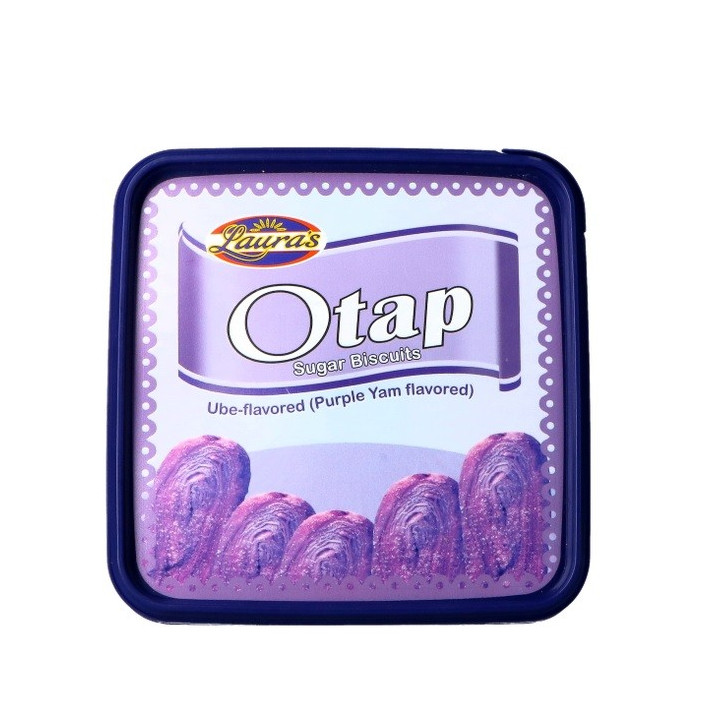 Ube Kekse Zuckerstreusel 600g Philippinen Otap Sugar Biscuits Cracker Lila Yam