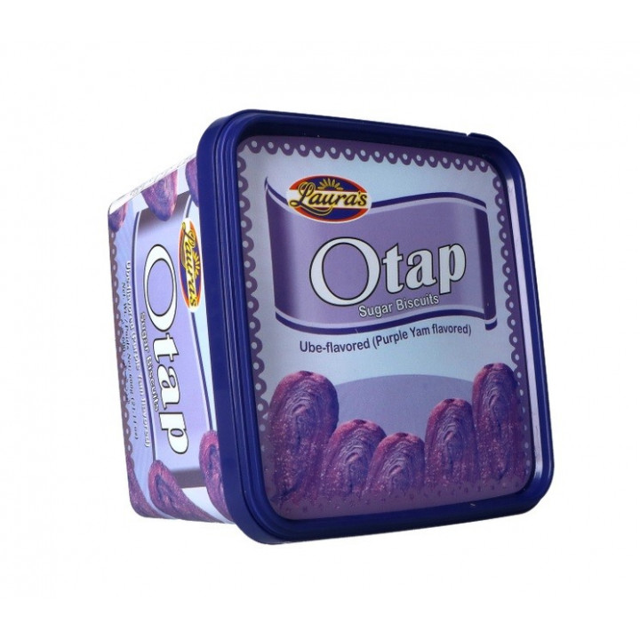 Ube Kekse Zuckerstreusel 600g Philippinen Otap Sugar Biscuits Cracker Lila Yam