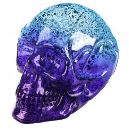 LED Totenkopf Skull Totenschädel inkl.Batterien gothic schädel Deko Nachtlicht