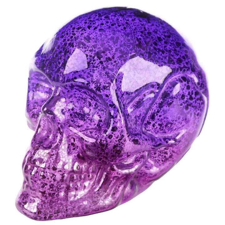 LED Totenkopf Skull Totenschädel inkl.Batterien gothic schädel Deko Nachtlicht