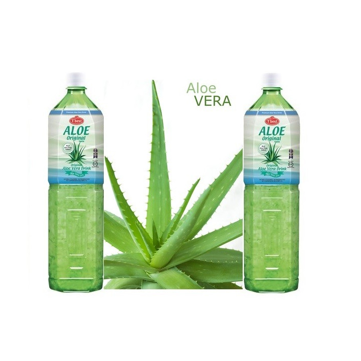 18 L Aloe Vera Drink 12x 1,5L Aloe Vera Saft AloeVera Getränk mit Fruchtfleisch