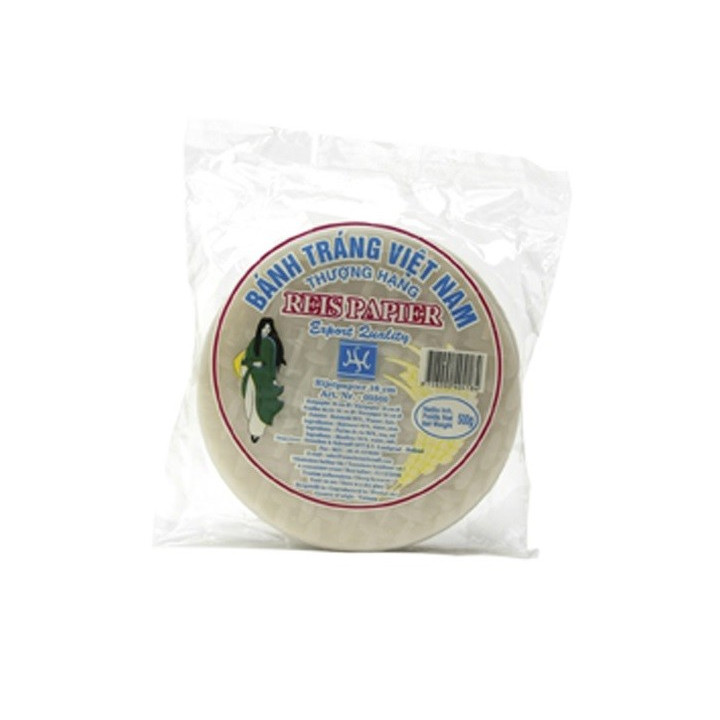 Reispapier für Frühlingsrollen, Wraps, orientalische Speisen16cm Rund 500g rice paper