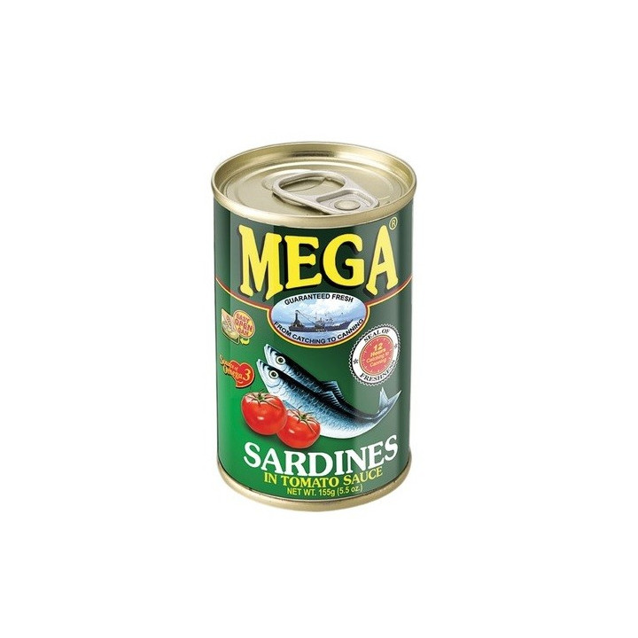 Sardinen in Tomatensauce 155g MEGA Philippinen