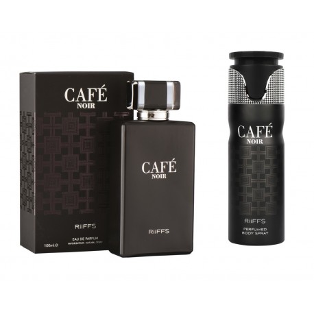 Cafe Noire Eau de Parfum for Men 100ml + Body Spray 200ml Herren Parfüm Männerduft