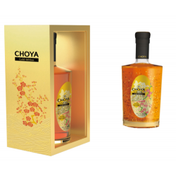 Choya Umeshu Gold Edition 500ml Blattgold Japan Ume Likör + französischer Brandy 19%VOL