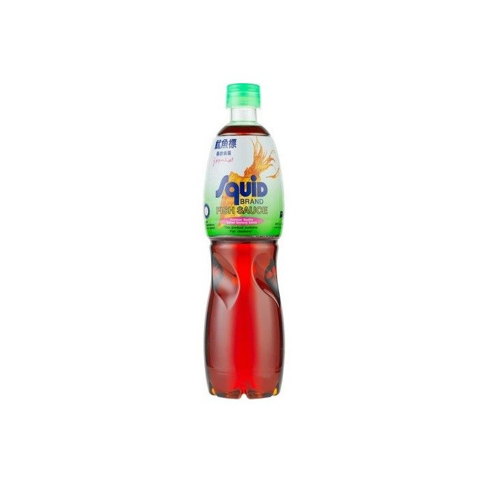 Squid Fischsauce 700ml Flasche, original thailändisch Fischsoße Würzsauce